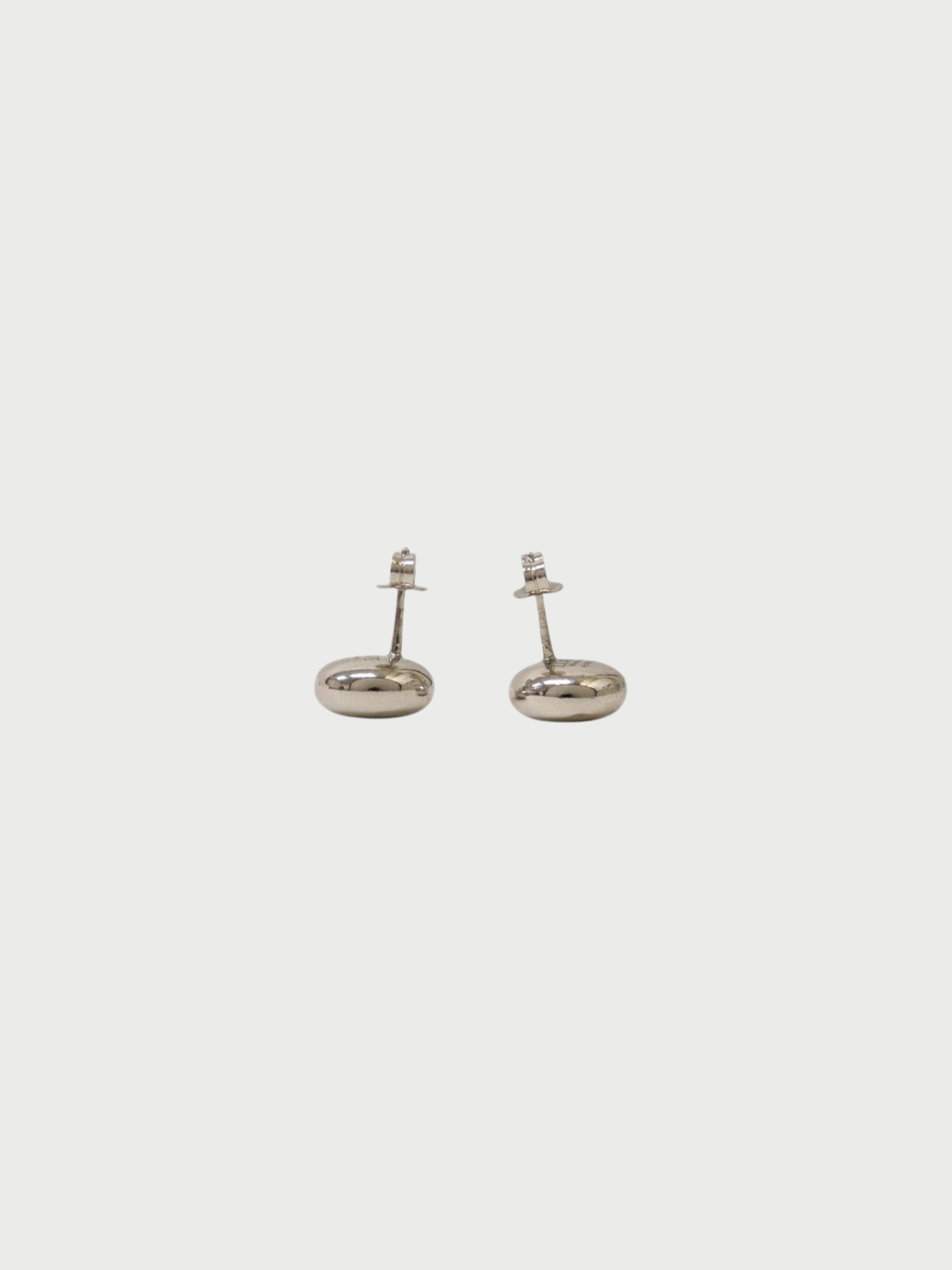 Loewe 2000s Silver 925 Anagram Earrings