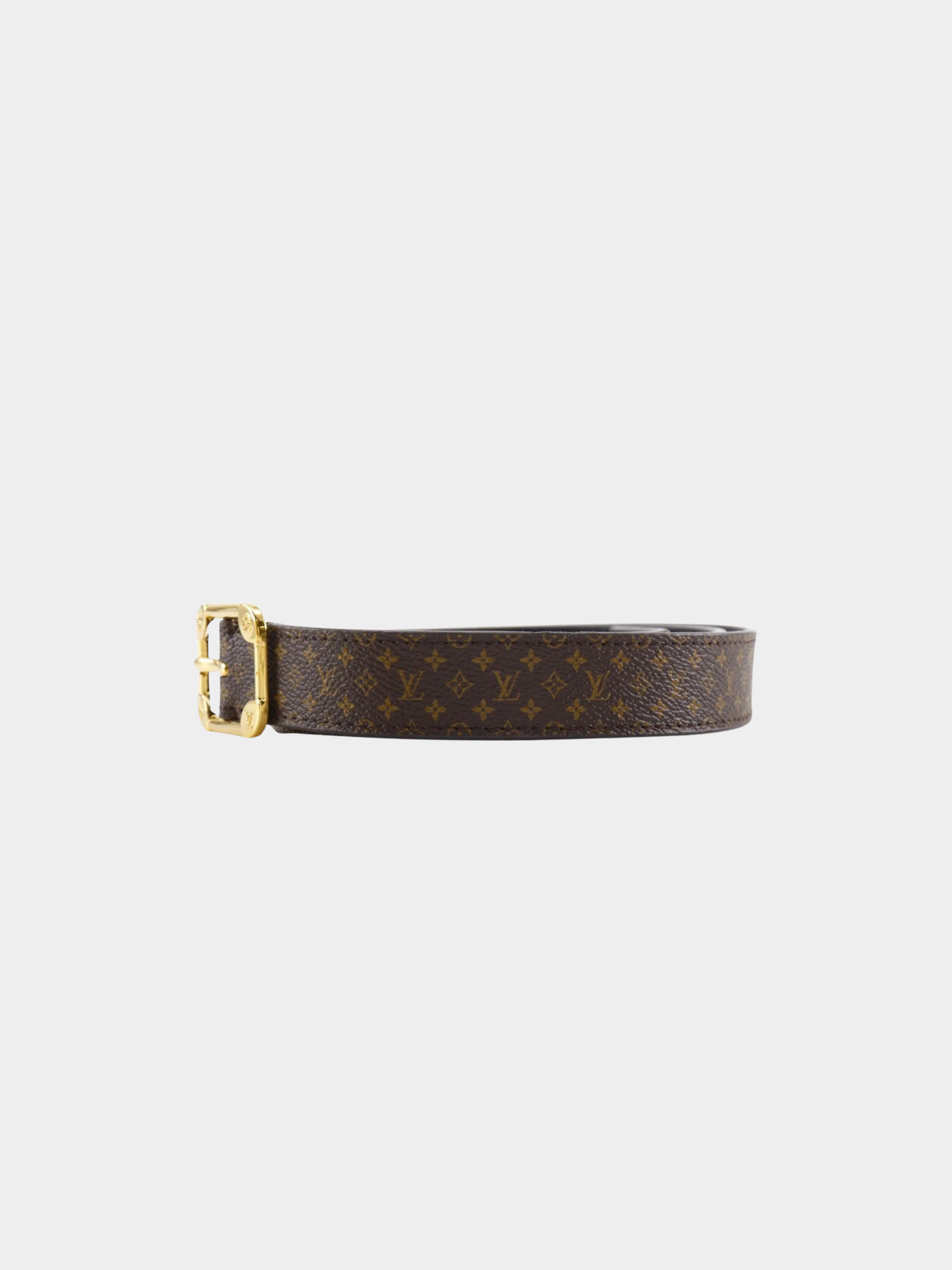 Louis Vuitton 2018 Brown Monogram Canvas Ceinture Maltier Unisex Belt