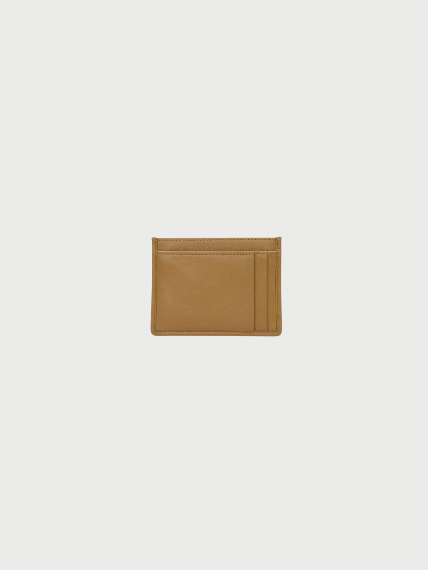 Miu Miu 2000s Brown Matelassé Leather Card Case