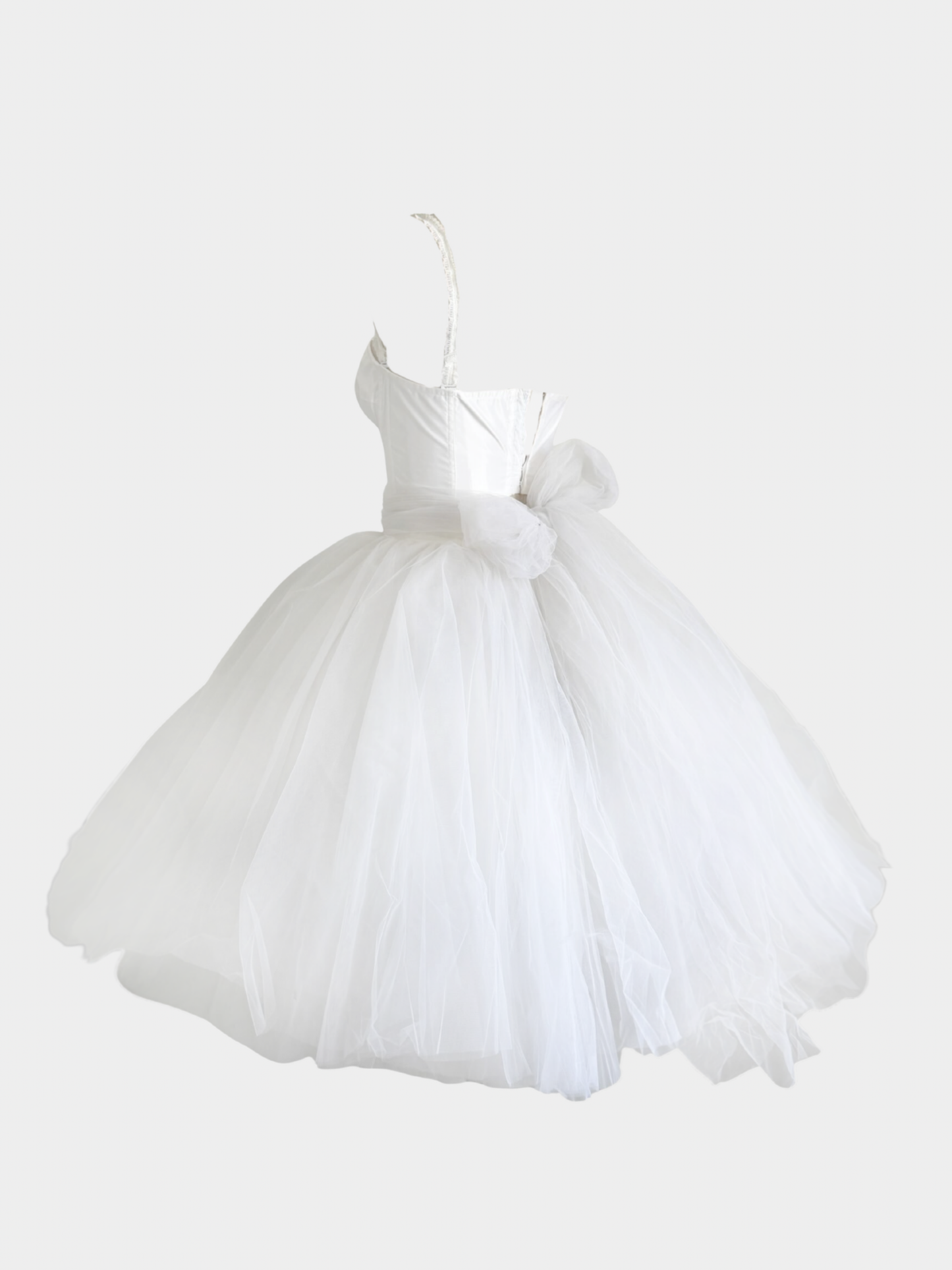 Dolce and Gabbana SS 1992 White Tulle Bustier Ballet Skirt Dress