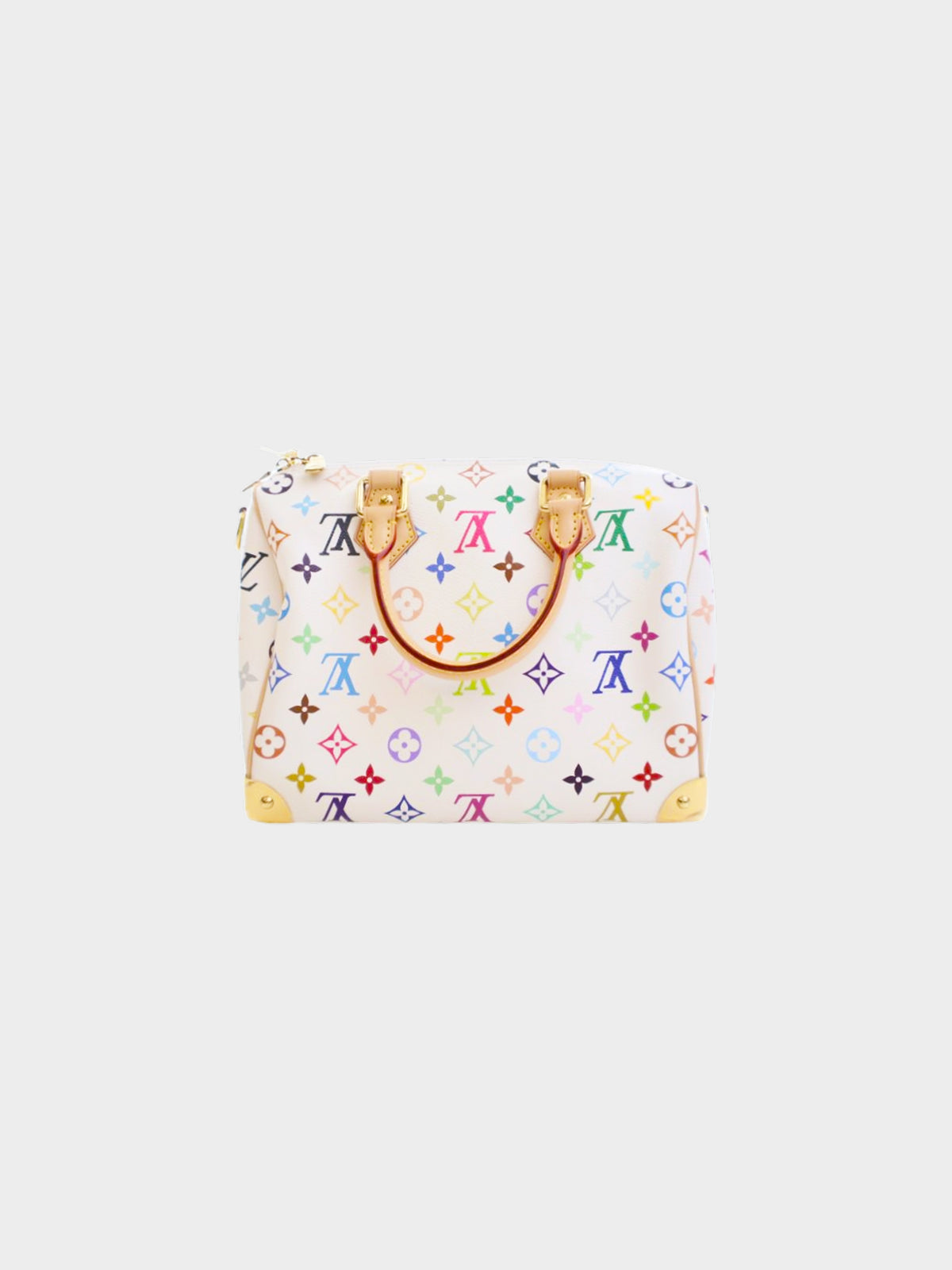 Louis Vuitton x Takashi Murakami 2020s Multicolor Monogram Speedy Bandouliere 25