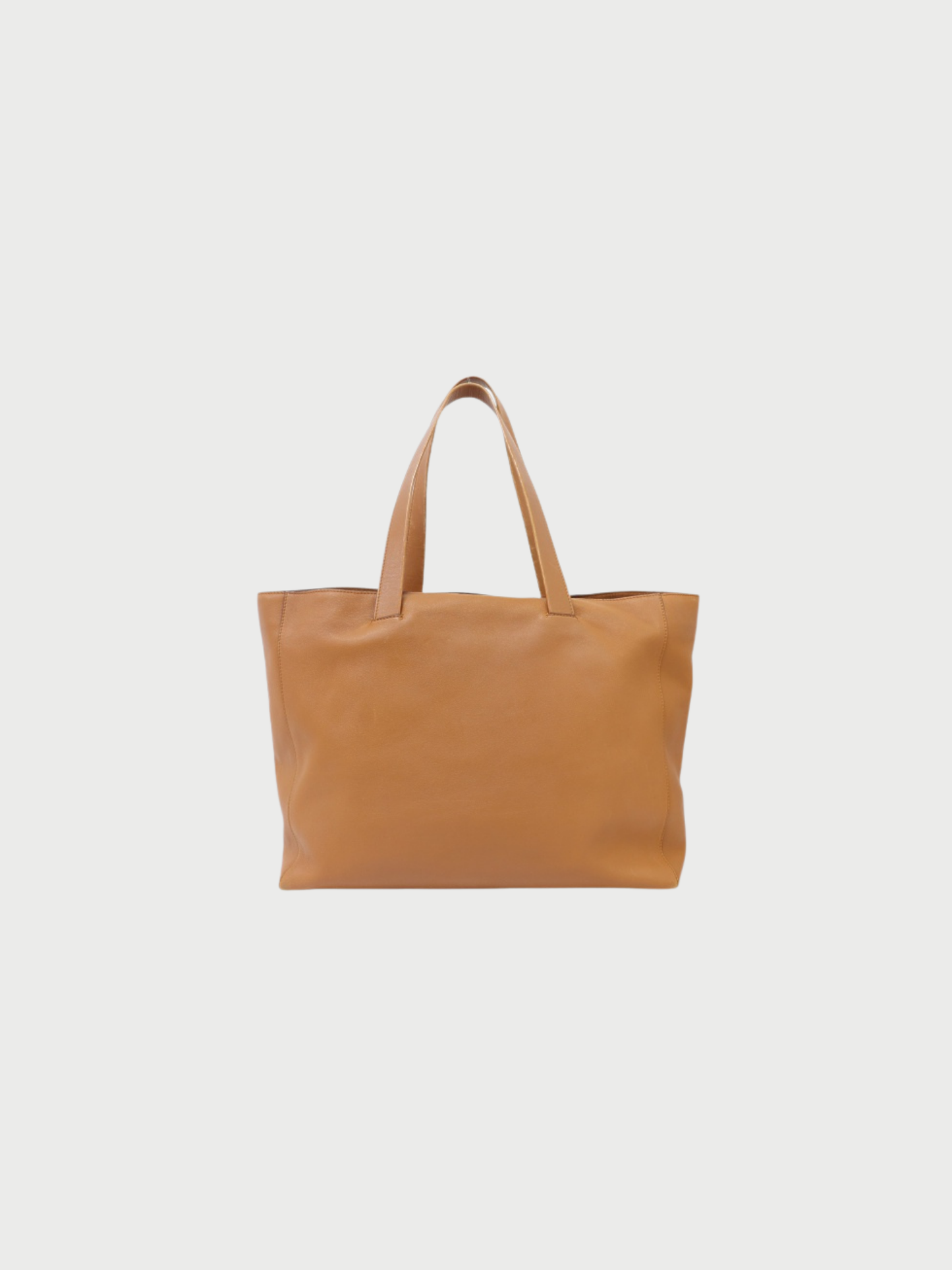 Loewe 2010 Brown Leather Anagram Tote Bag