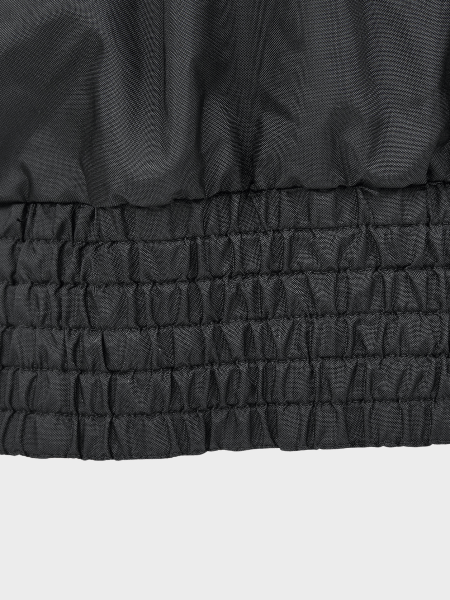 Miu Miu FW 1999 Runway Black Nylon Dress
