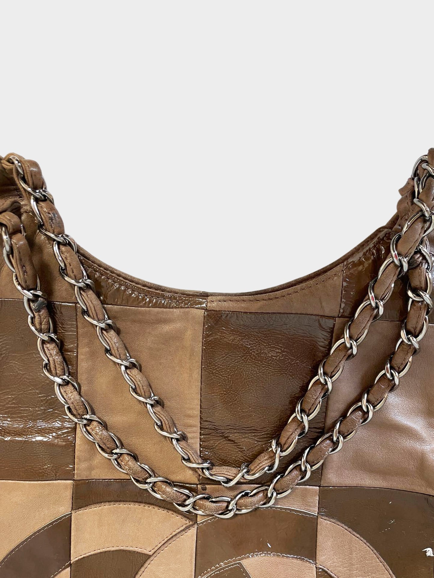 Chanel FW 2007 Brown  Patchwork Tote Bag