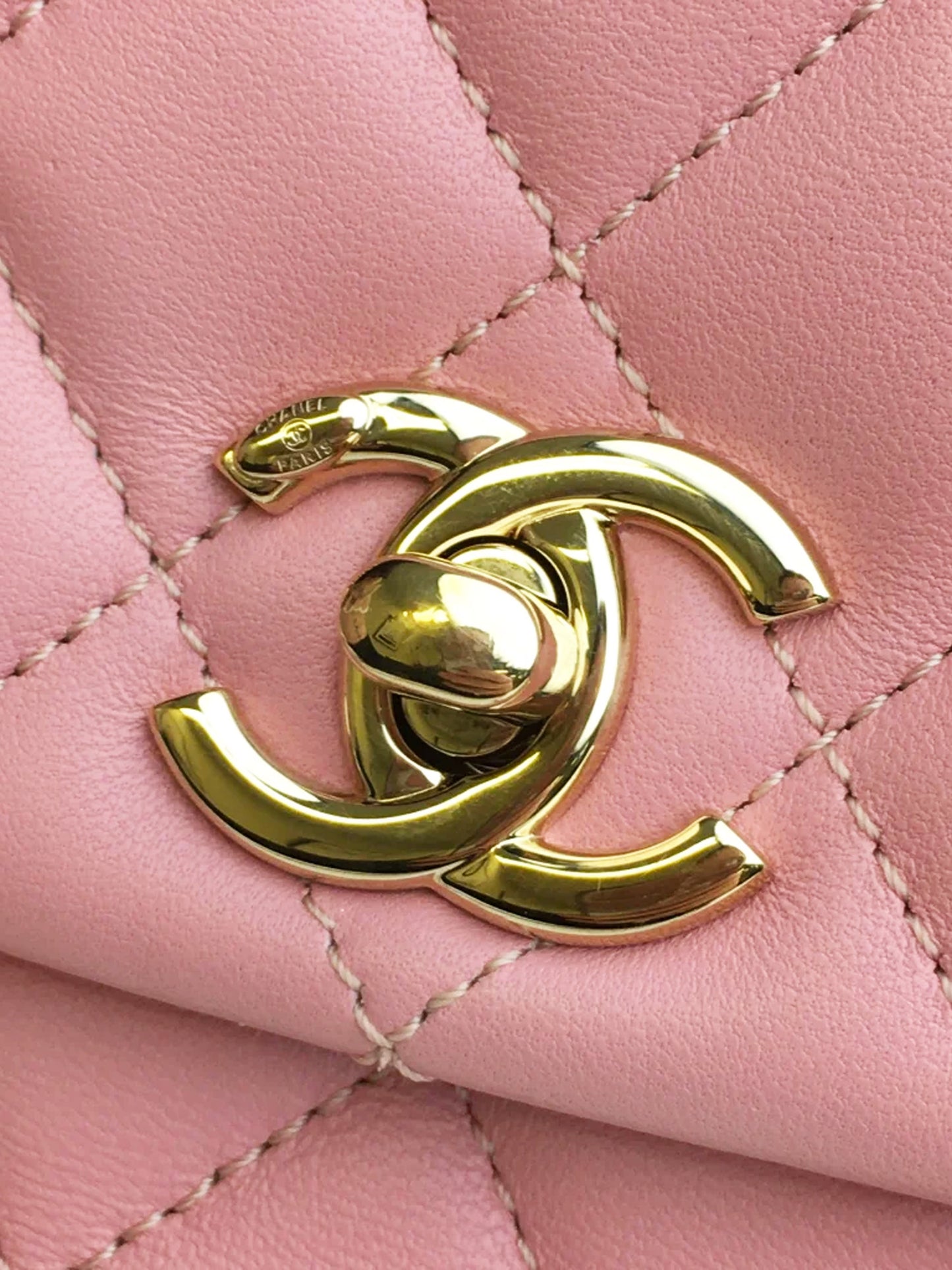 Chanel 2018 Pink Lambskin Citizen Chic Small Flap Bag