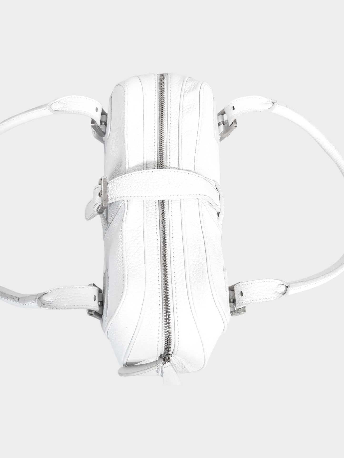 Loewe 2000s White Leather Senda Mini Bag