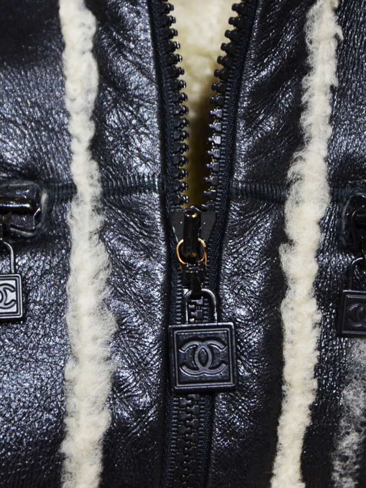 Chanel Fall 2008 Vintage Sport CC Zip Up Hooded Jacket