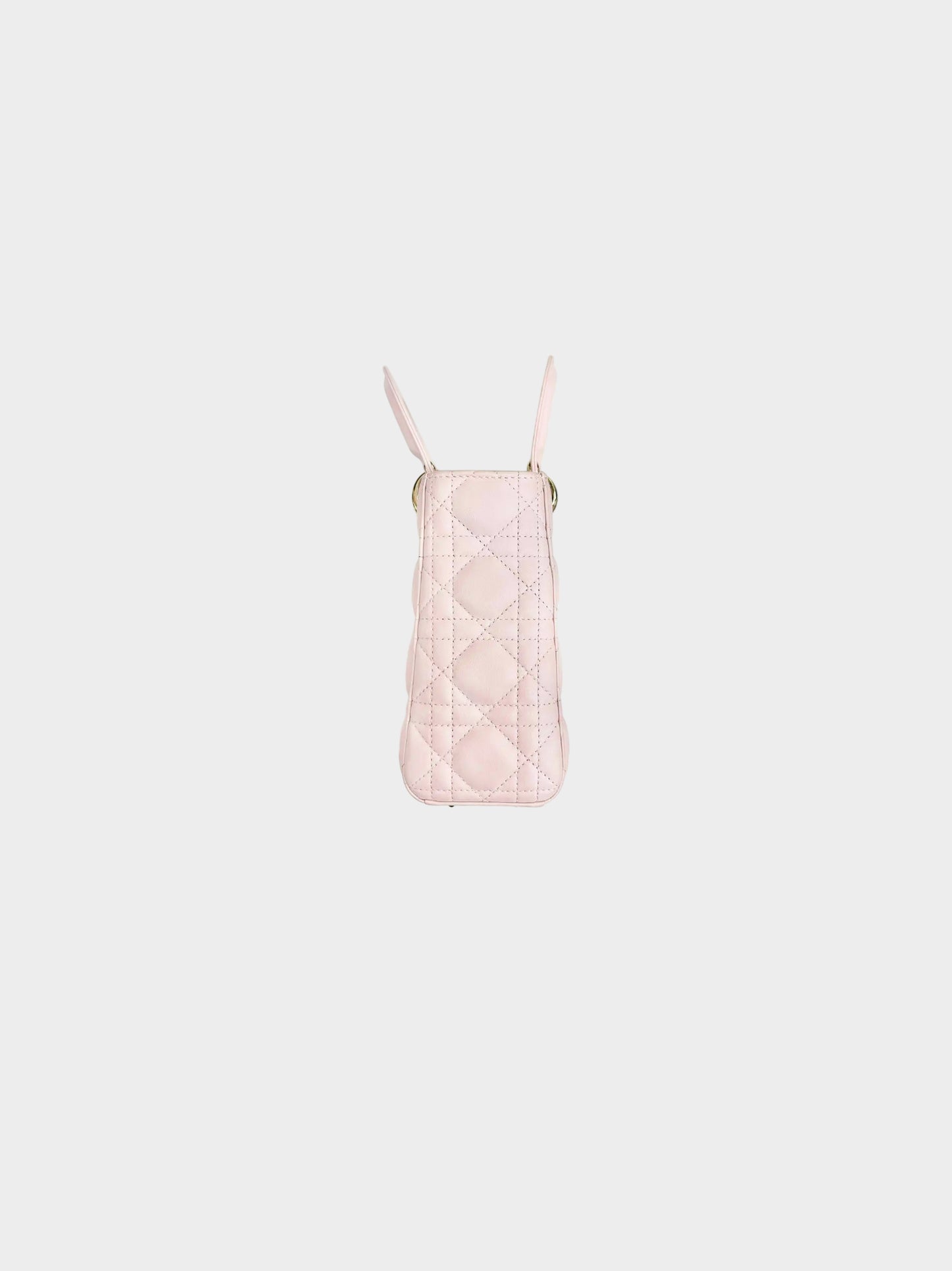 Christian Dior 2019 Light Pink Lambskin Small Lady Dior My ABCDior Bag