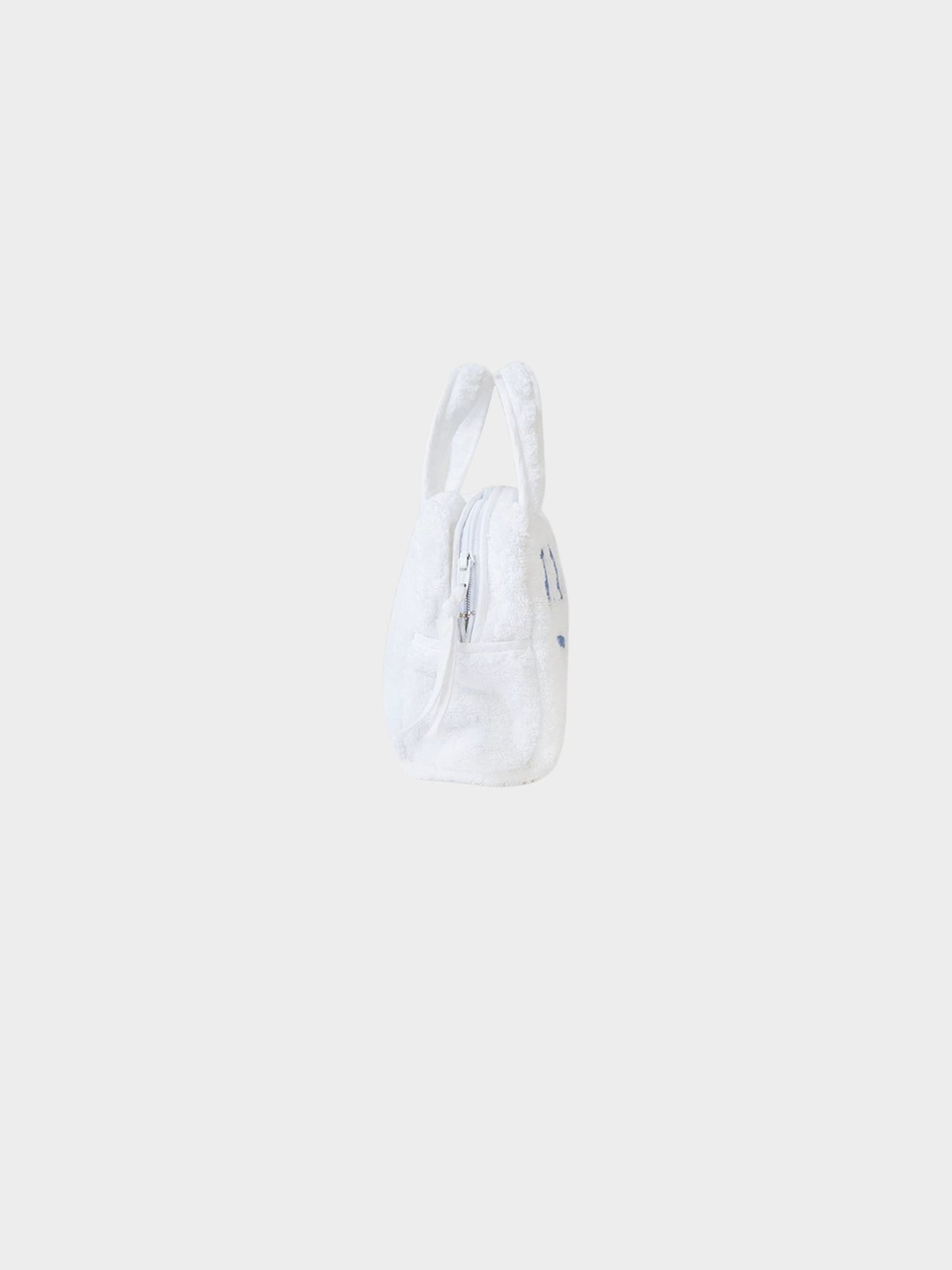 Christian Dior 2000s J'adore Dior White and Blue Terrycloth Bag