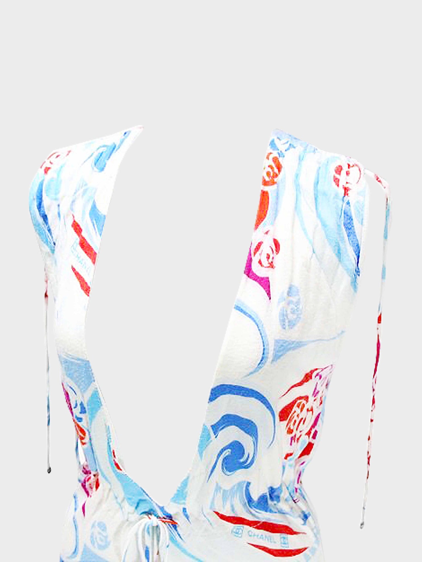 Chanel SS 2006 Sports Line Surf Print Viscose Dress