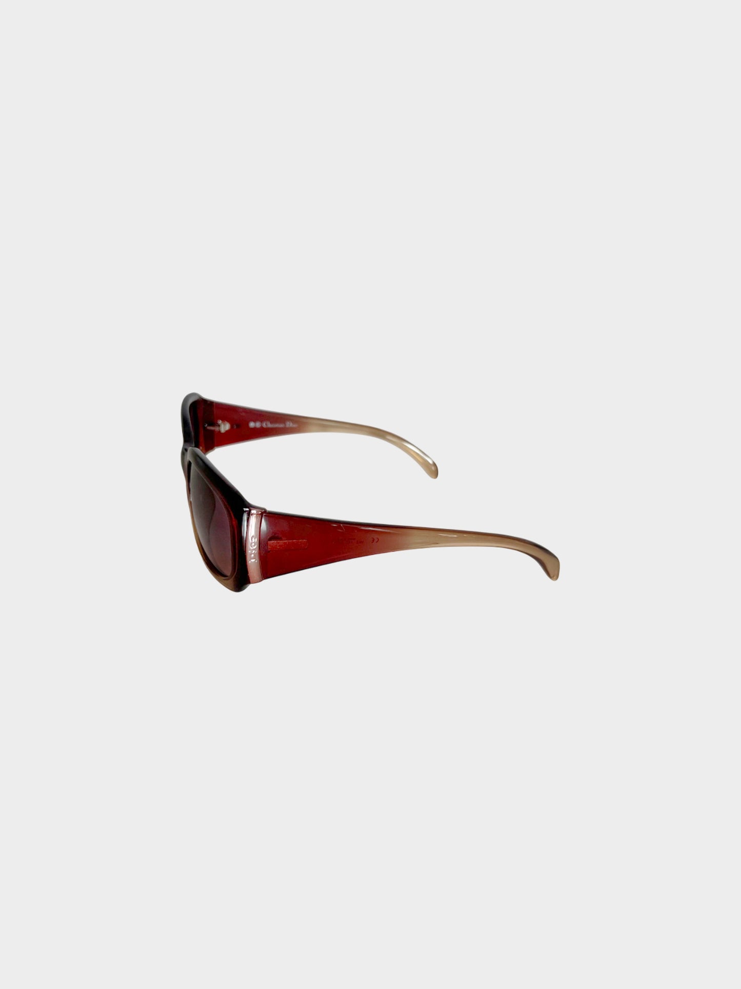 Christian Dior 2000s Gradient Brown Sunglasses