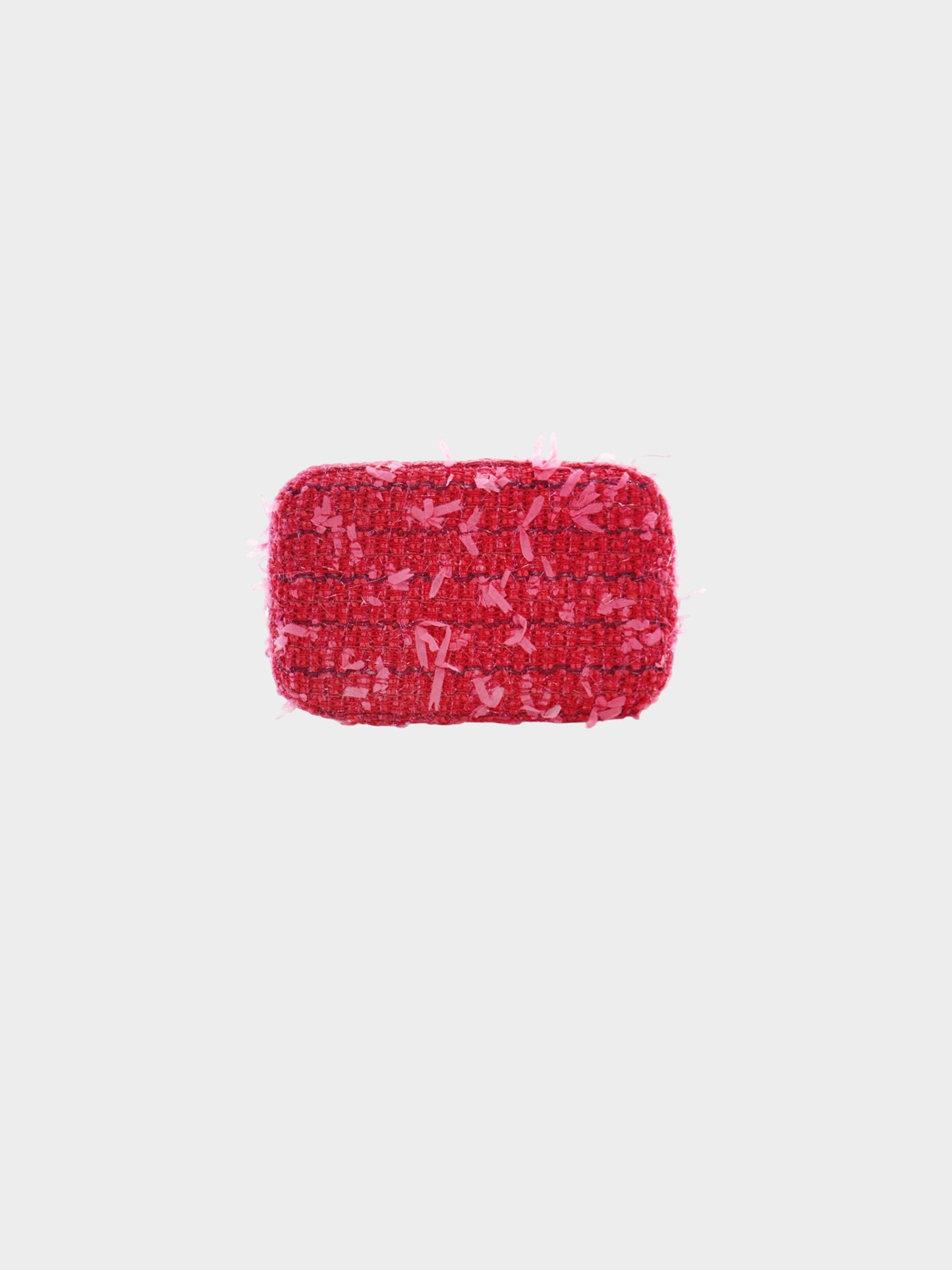 Chanel 2017-2018 Pink Tweed Vanity Case