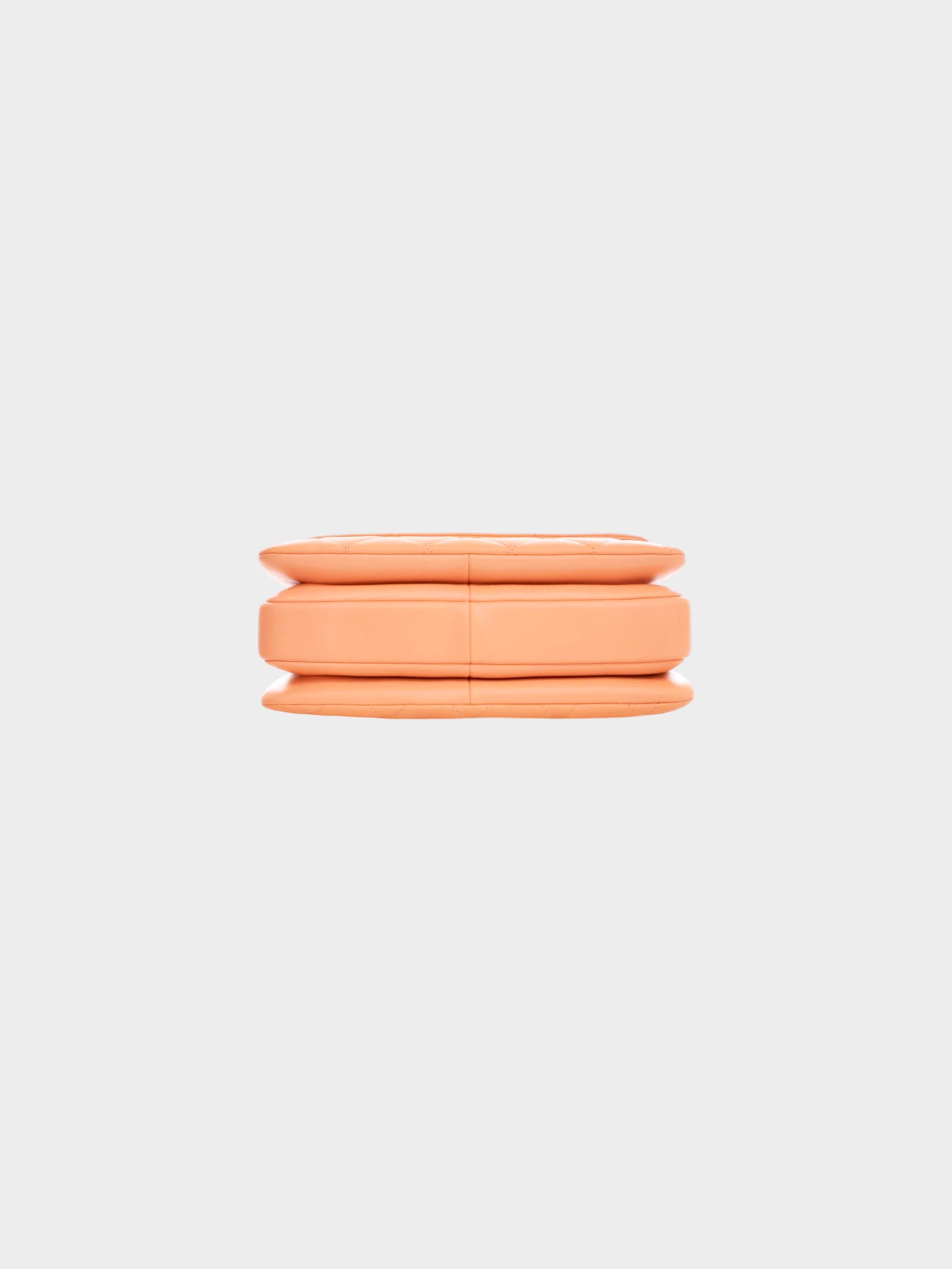Chanel 2019 Orange Lambskin Trendy CC Small Top Handle Bag