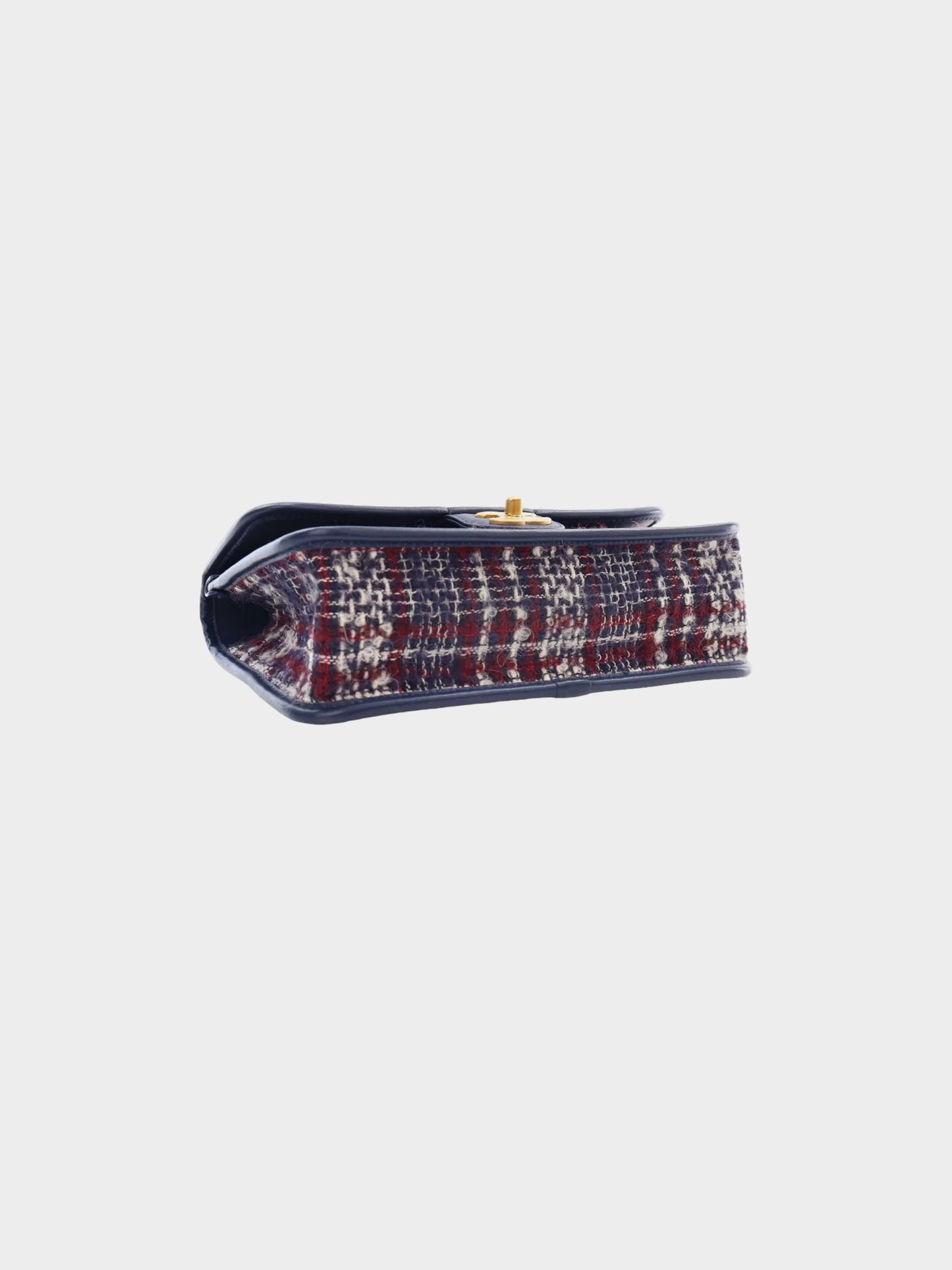 Chanel 2022 Multicolor Tweed School Memory Small Flap Bag