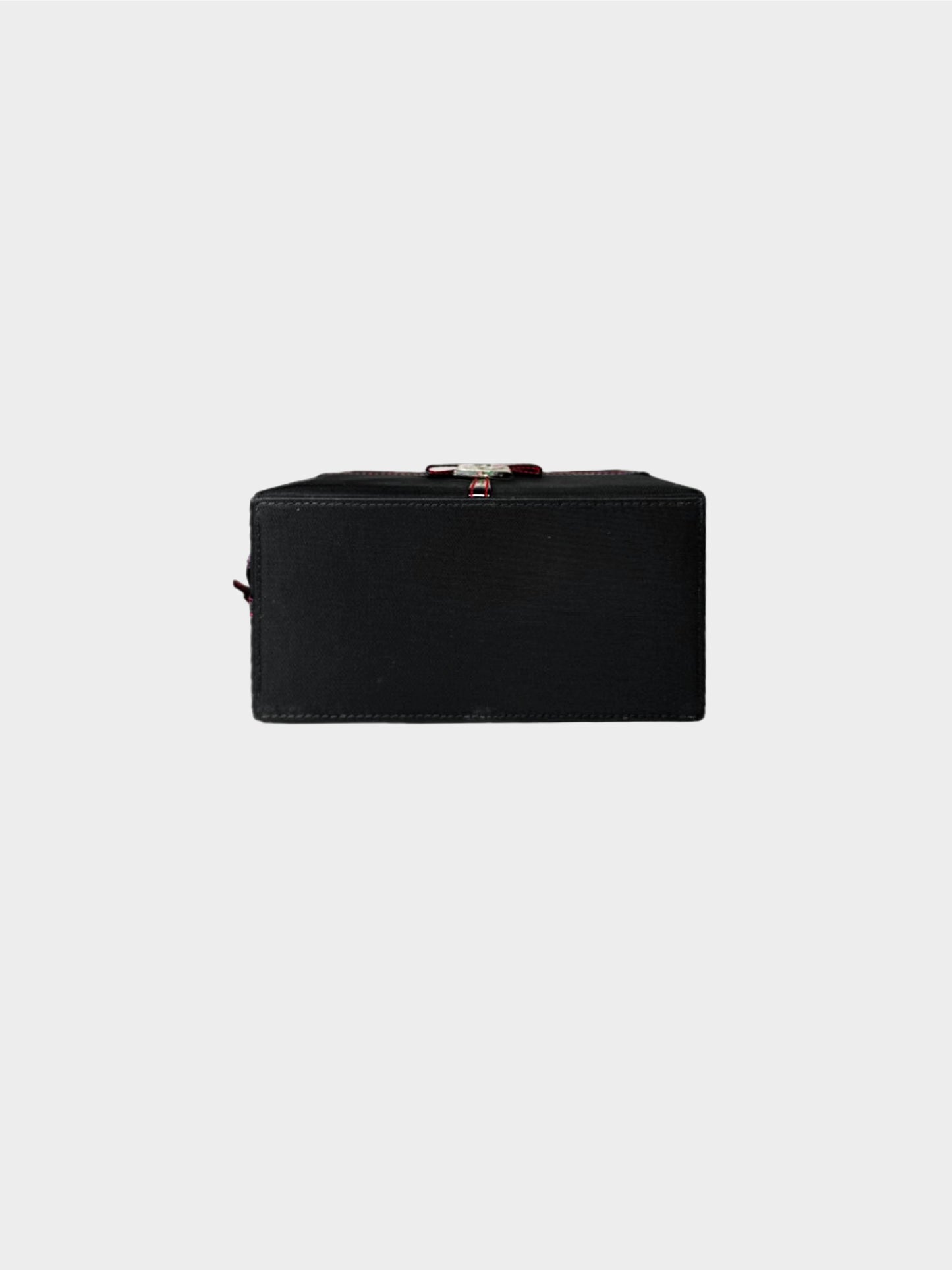 Christian Dior 2006 Black Ribbon Box Vanity Bag
