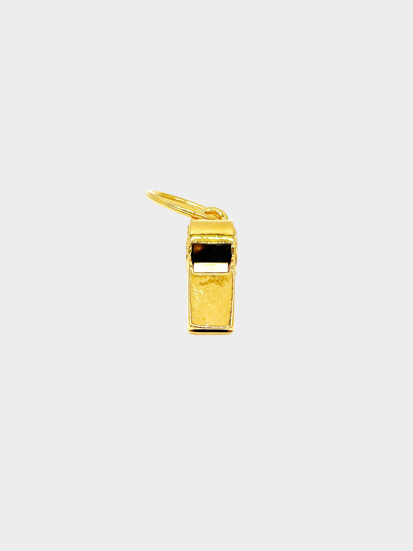 Chanel Fall 1995 Gold CC Whistle Keychain