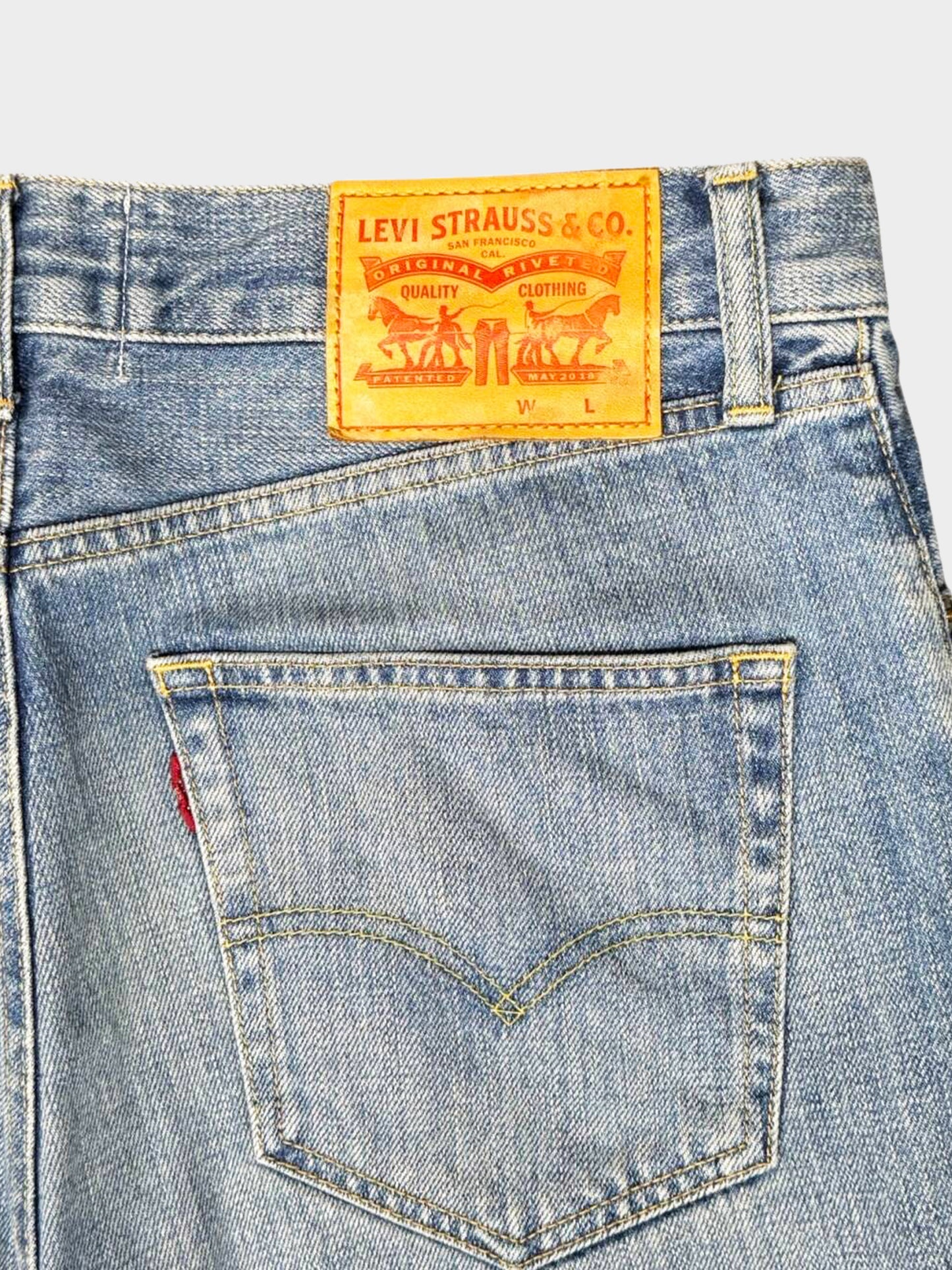Junya Watanabe x Levi's FW 2022 Faded Denim Wide Leg Pants
