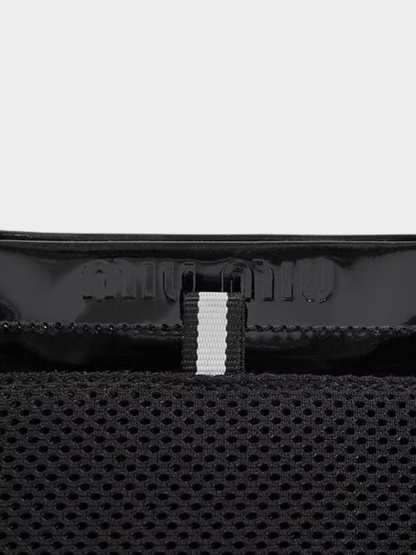 Miu Miu SS 2000 Black Mini Patent Leather Bag