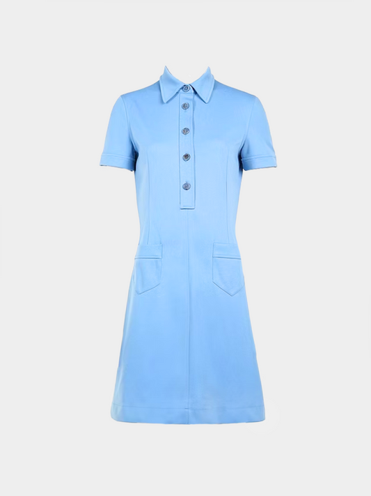 Prada SS 1996 Blue Button Dress