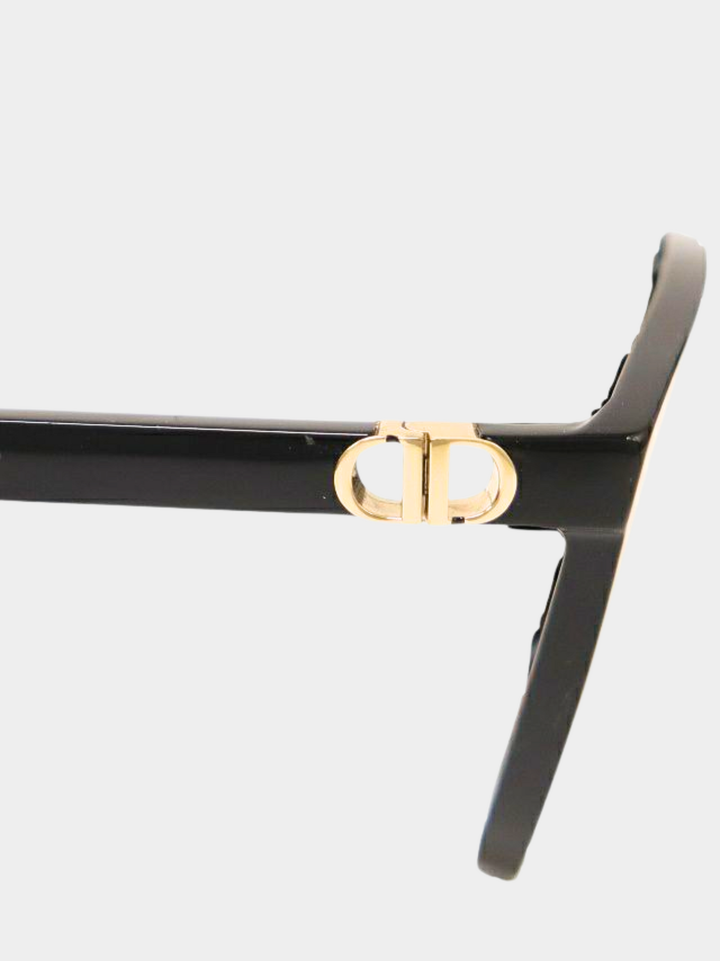 Christian Dior 2010s Black CD Sunglasses