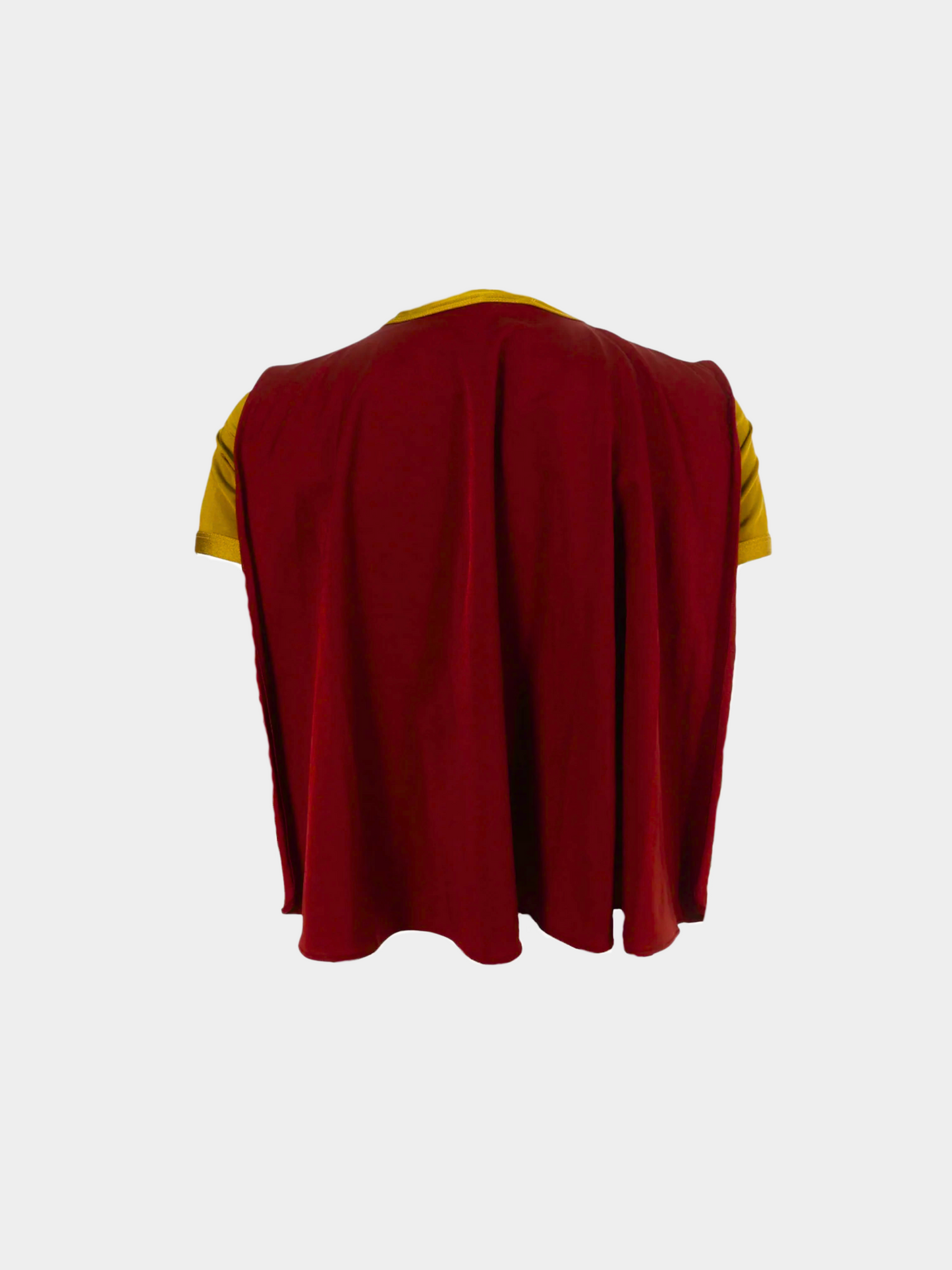 Jean Paul Gaultier 2000s Brown Superman Cape Shirt