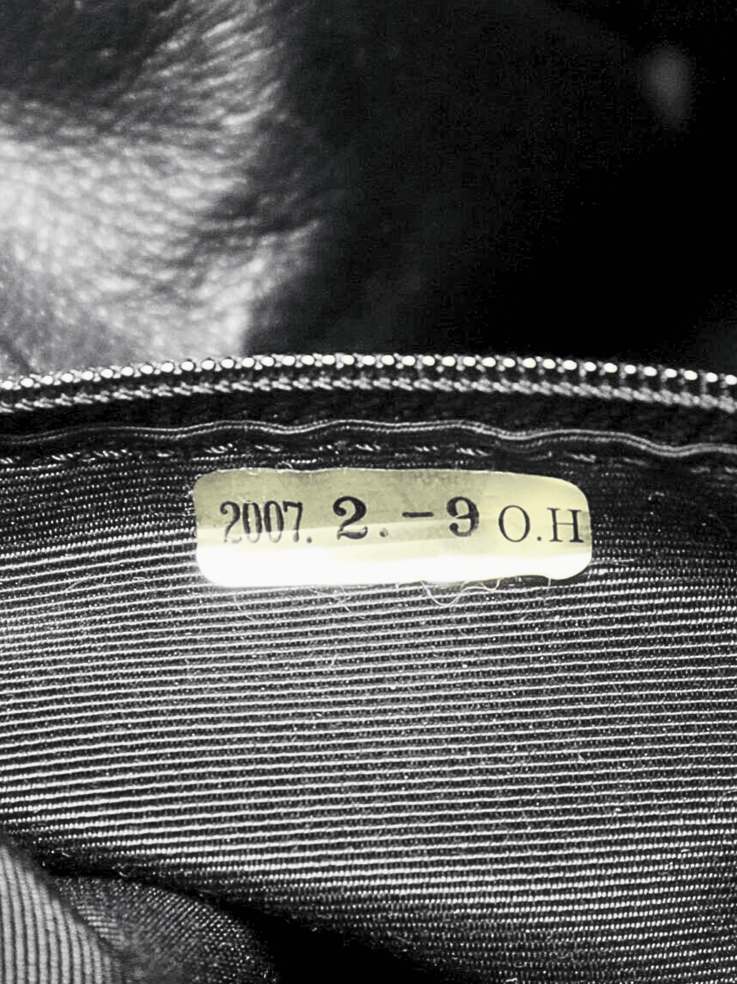 Chanel 2007 Black Diagonal Ligne Accordion Tote