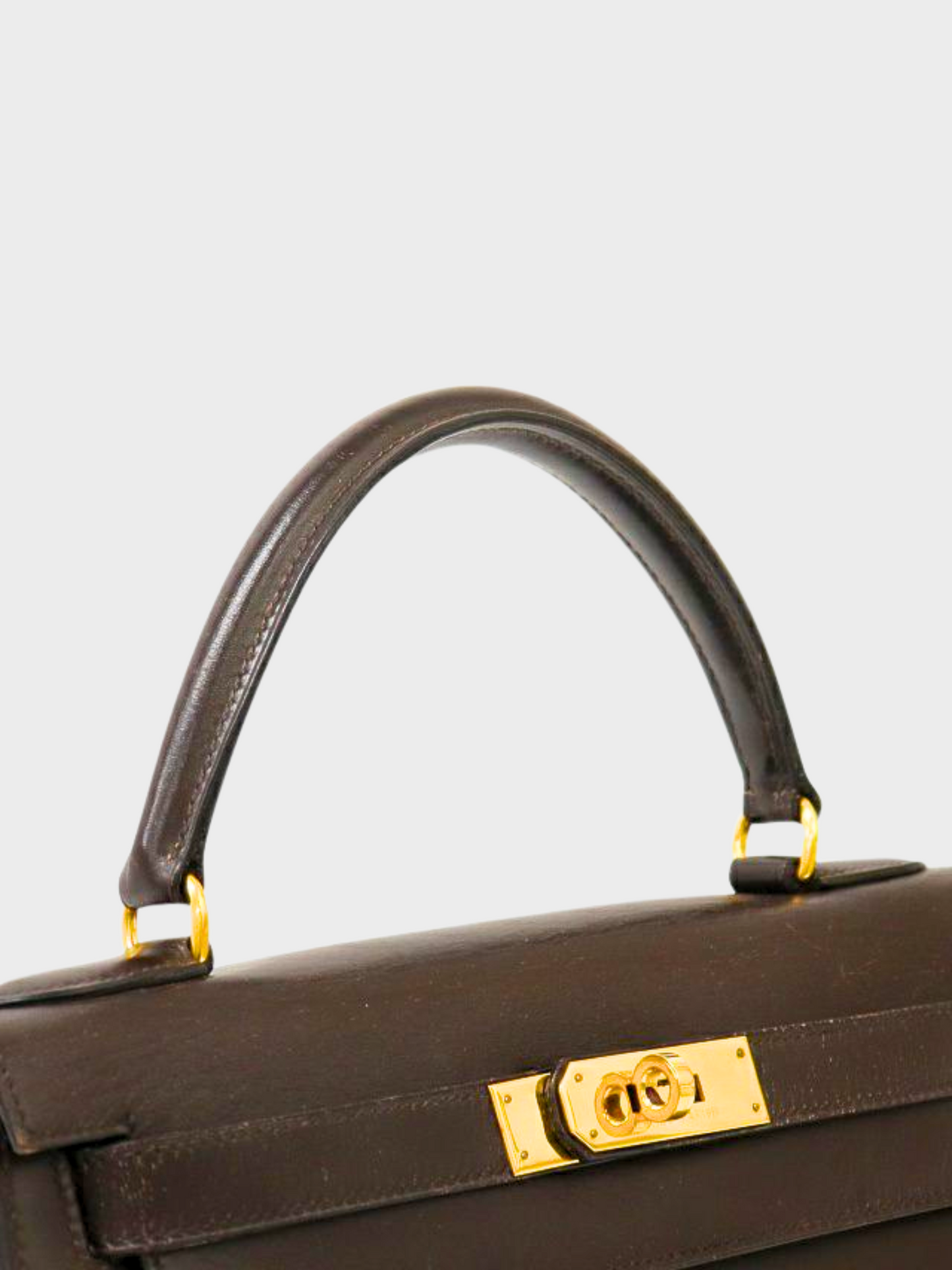 Hermès 1993 Brown Box Kelly 28