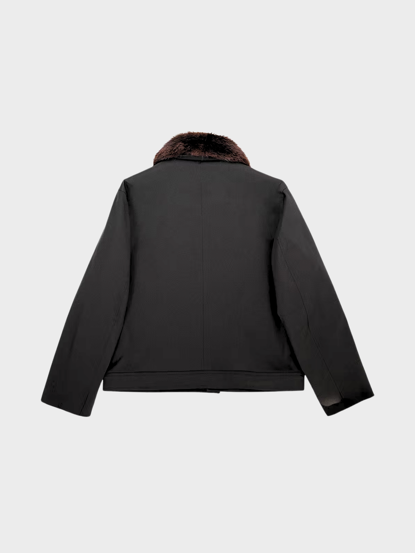 Prada 2000s Fur Collar Jacket