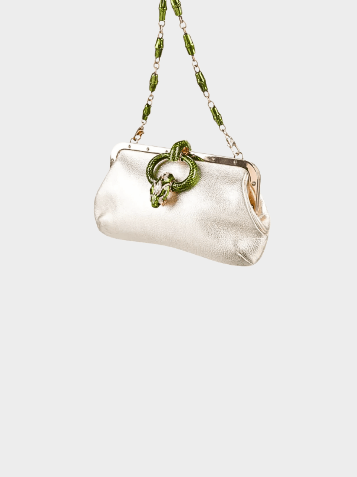 Gucci by Tom Ford SS 2004 Crystal Green Dragon bag
