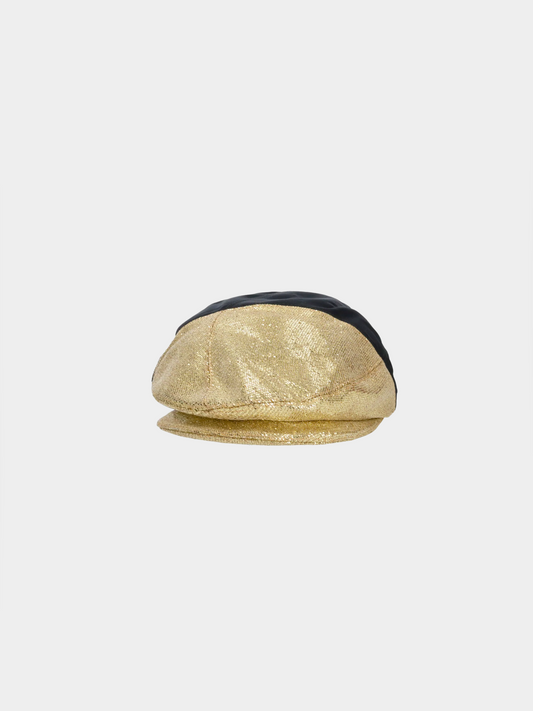 Comme Des Garcons SS 2007 Gold Duotone Hat