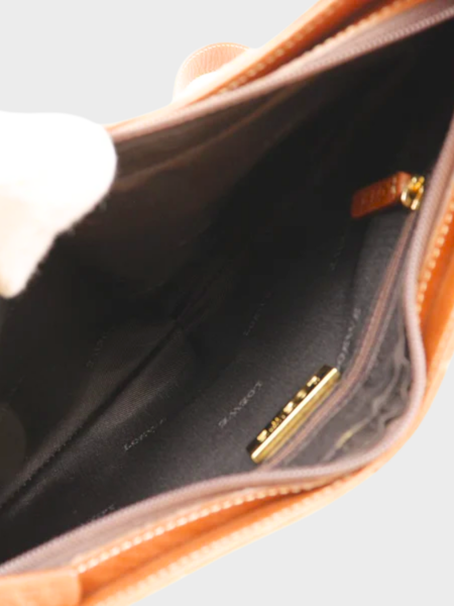 Loewe 2000s Brown Anagram Shoulder Bag