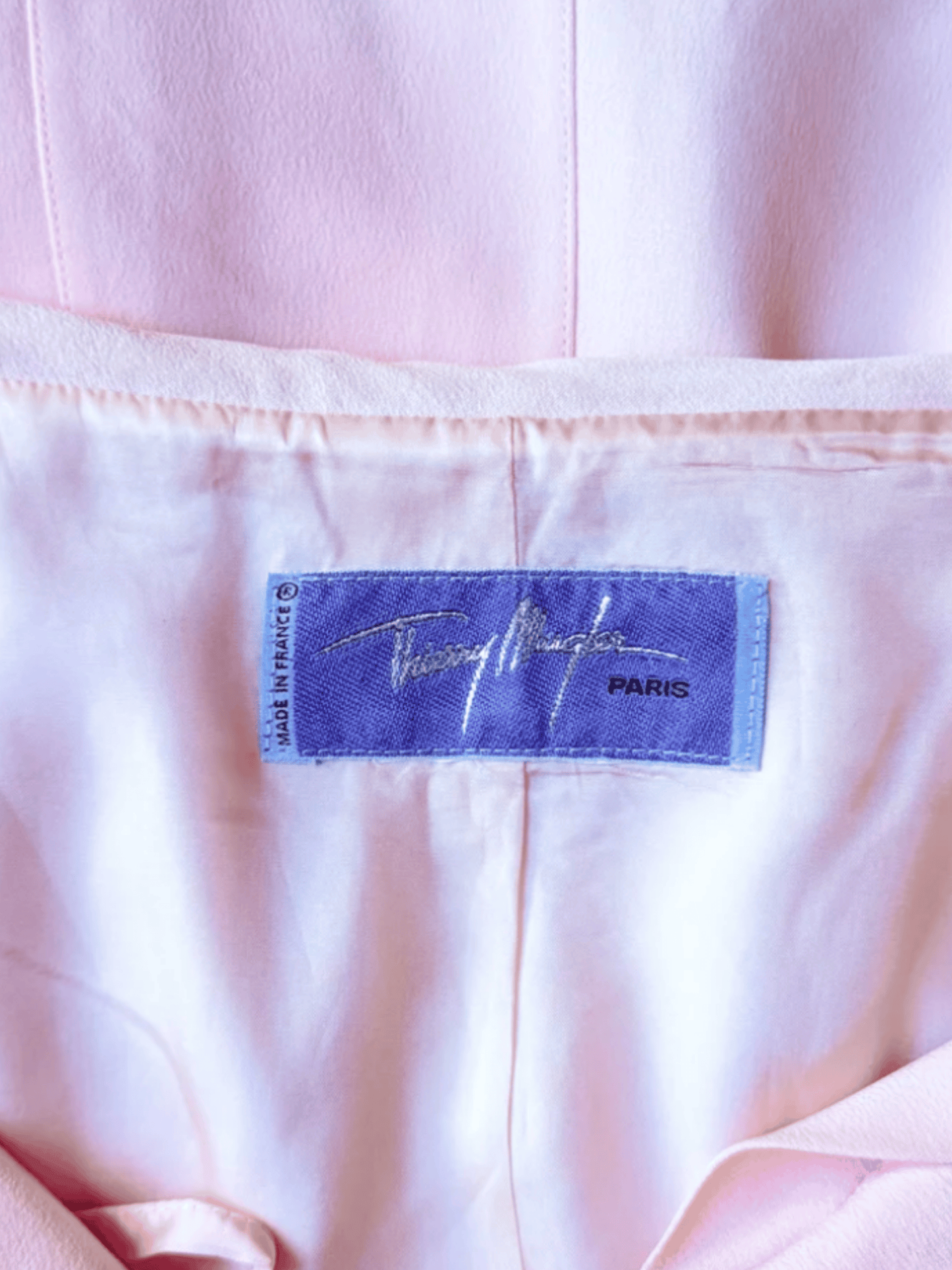 Thierry Mugler 1990s Pink Crepe Jacket