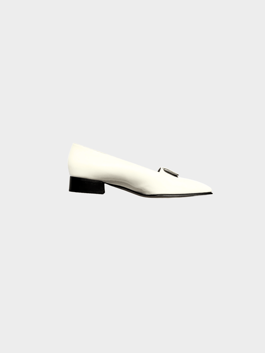 Gucci by Tom Ford 2000s Ivory Leather Loafers
