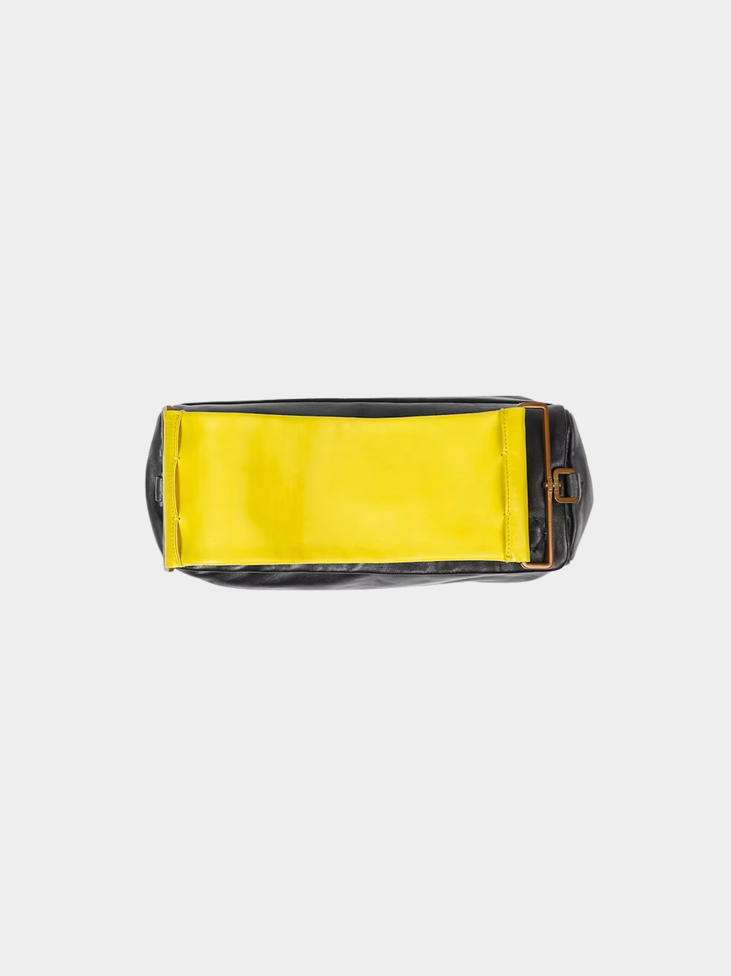 Prada SS 2001 Black Yellow Rectangle Bag