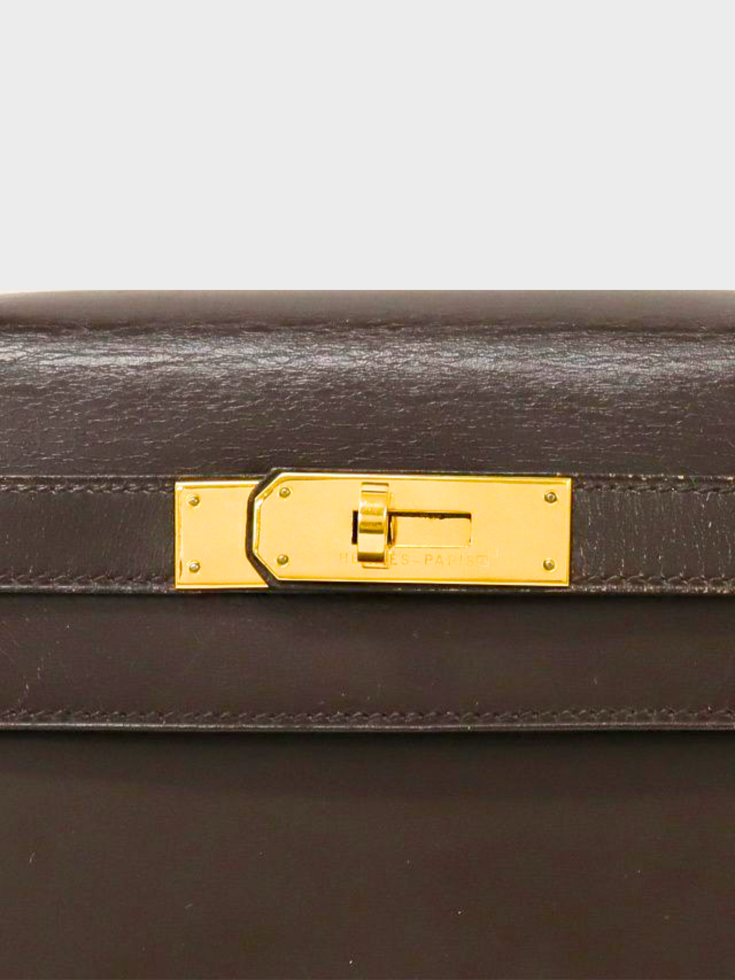 Hermès 1993 Brown Box Kelly 28