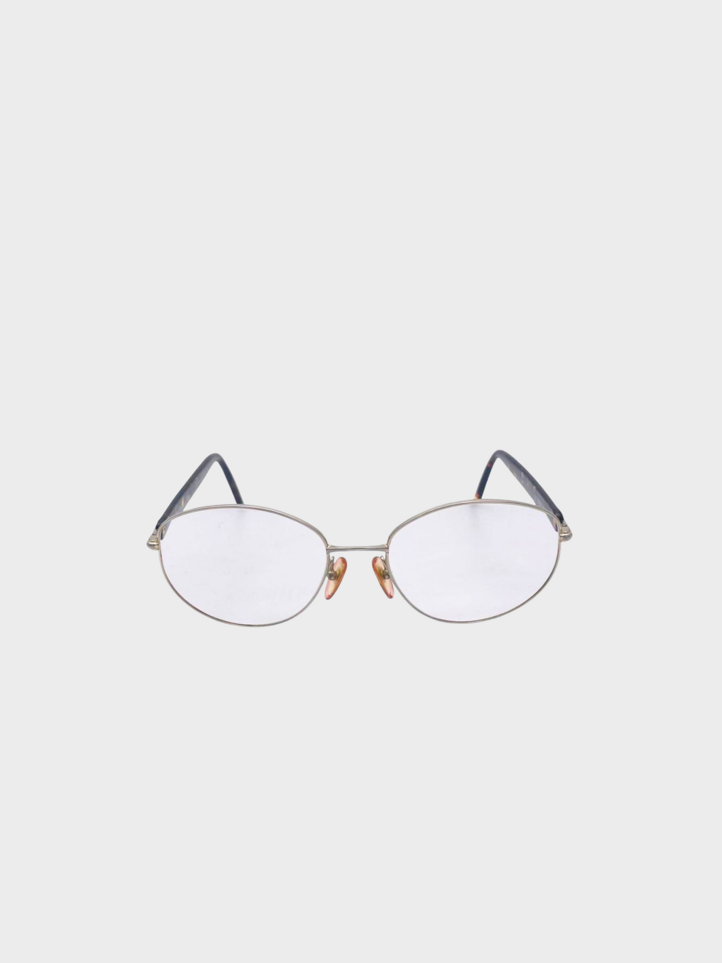 Christian Dior 2010s Tortoise Shell Metal Frame Glasses