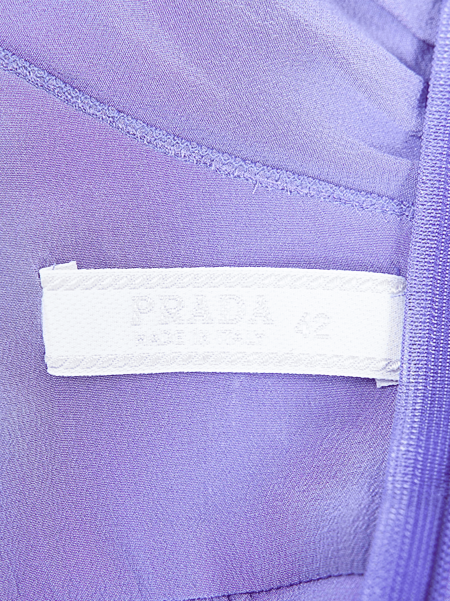 Prada SS 2000 Runway Purple Silk Blouse