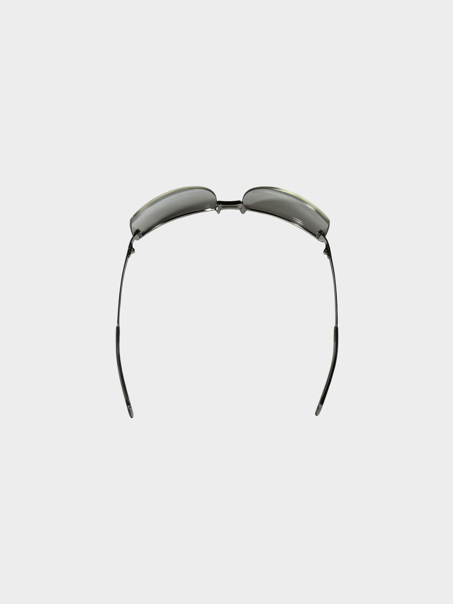 Christian Dior 2000s Silver Frameless Sunglasses