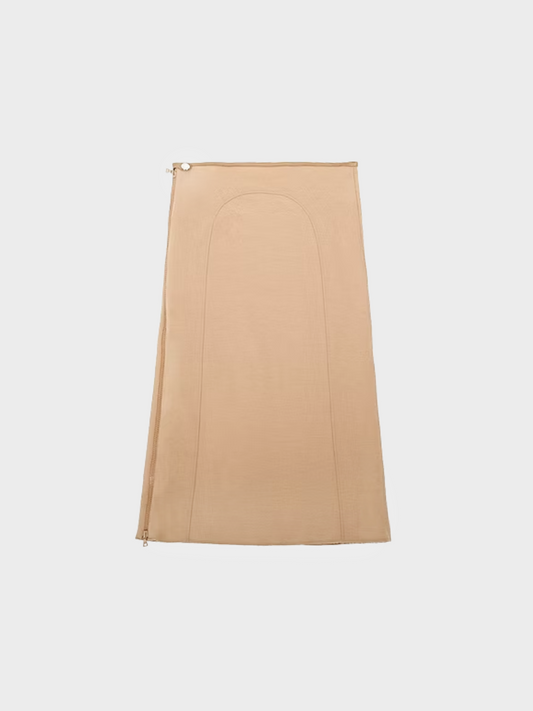 Prada 2000s Beige Midi Skirt