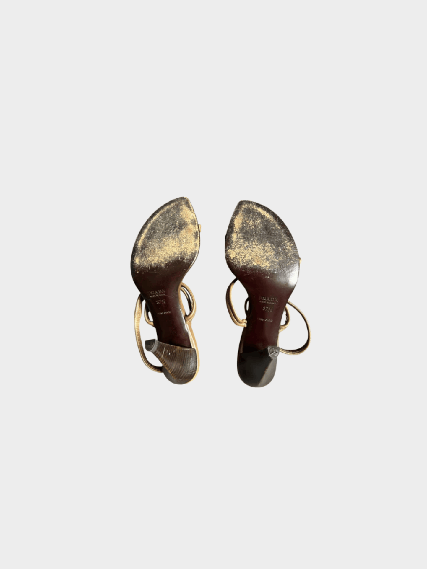 Prada 2000s Brown Leather Sandals