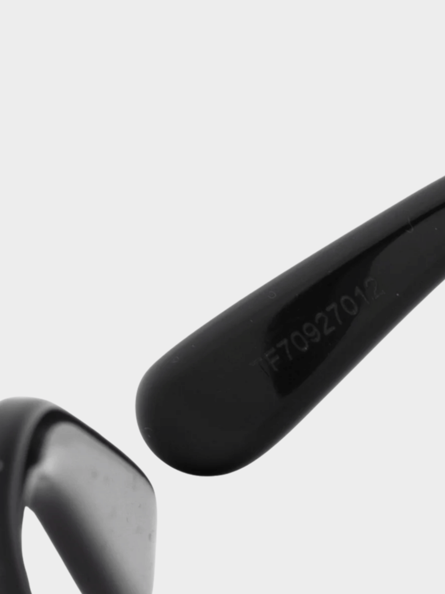 Loewe 2020s Black and Smoke Logo-Temple Cat-Eye Sunglasses