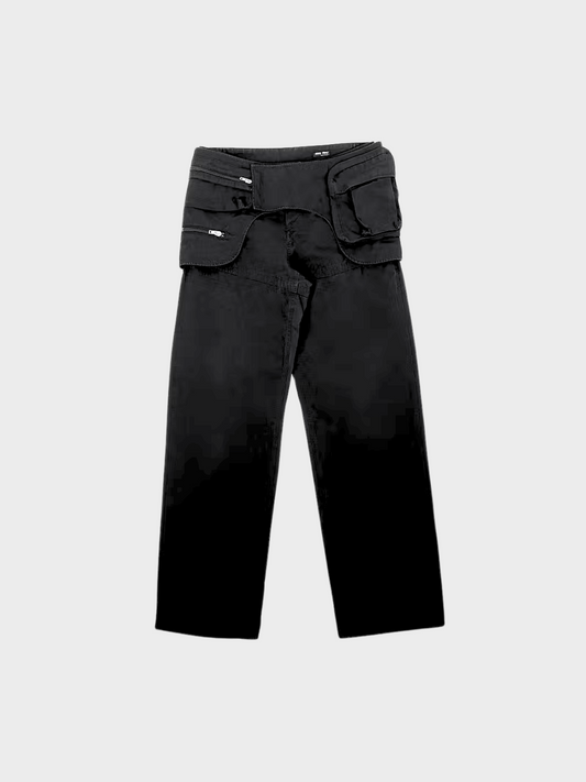 Miu Miu SS 2003 Black Cargo Pants