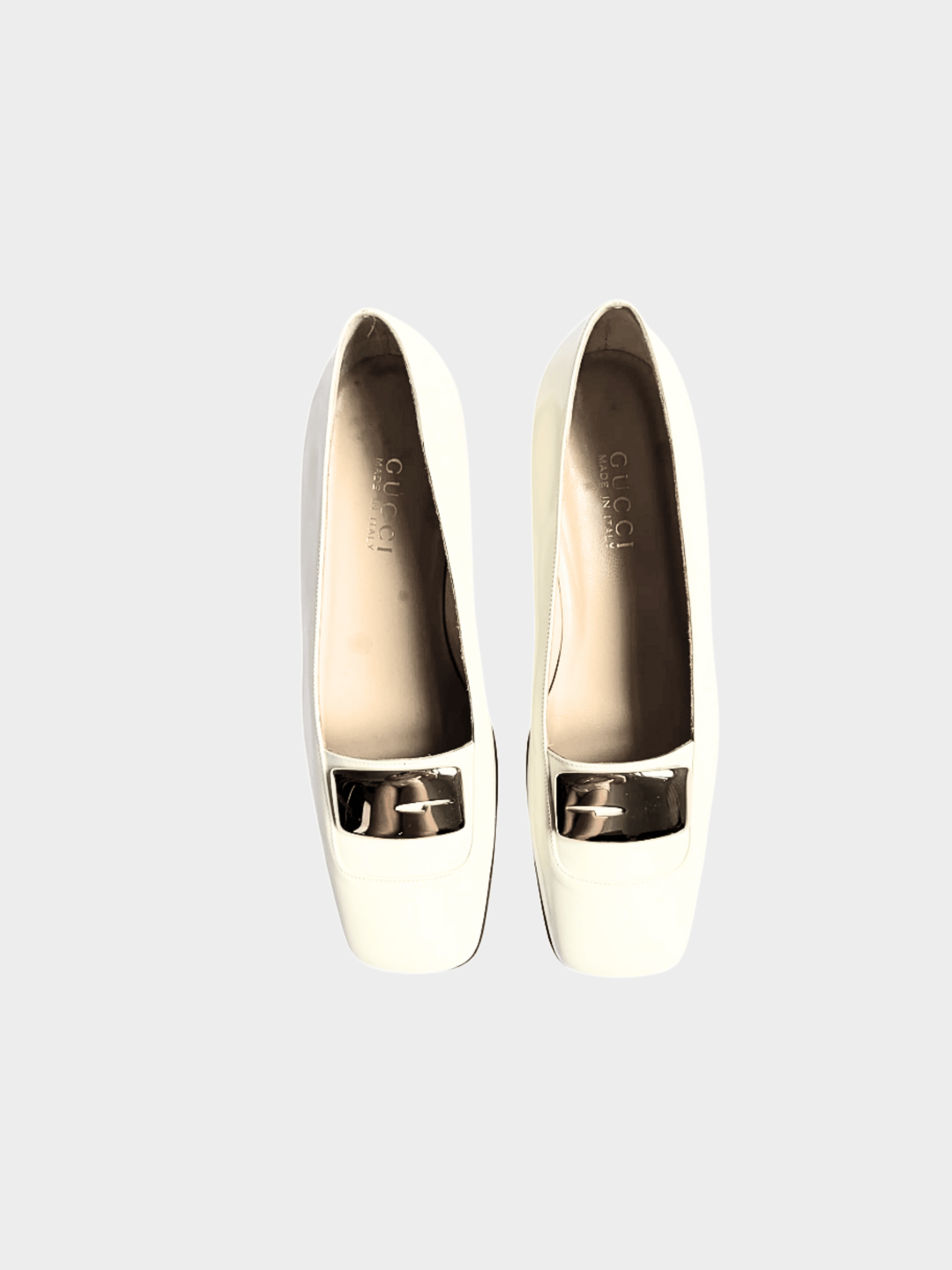 Gucci by Tom Ford 2000s Ivory Leather Loafers