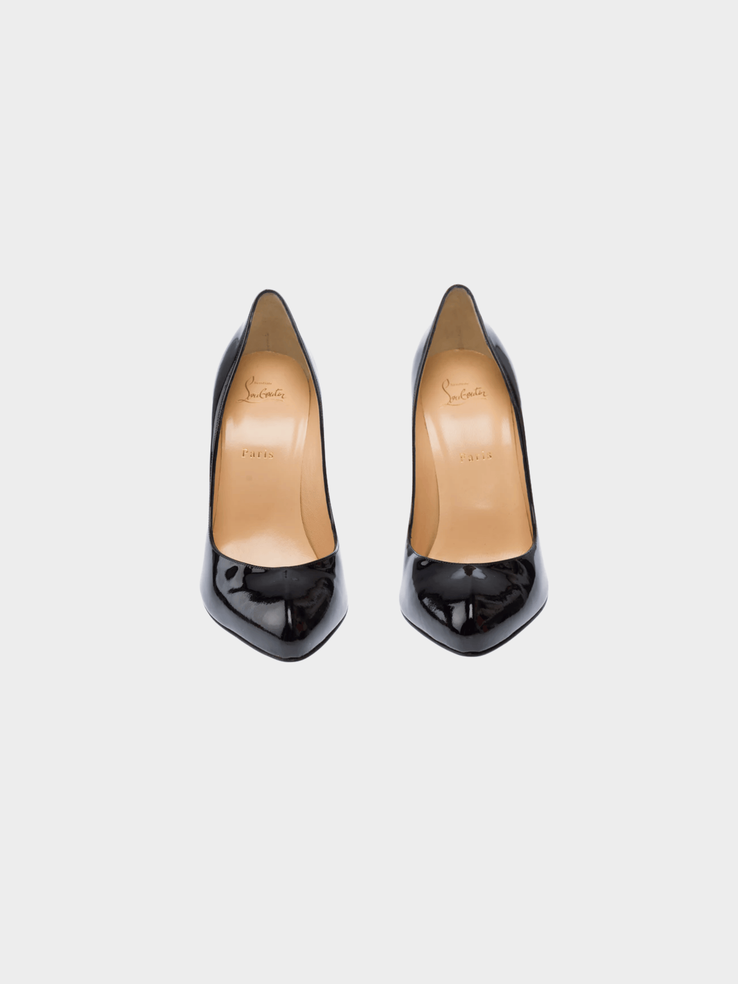 Christian Louboutin 2010s Black Leather Pumps