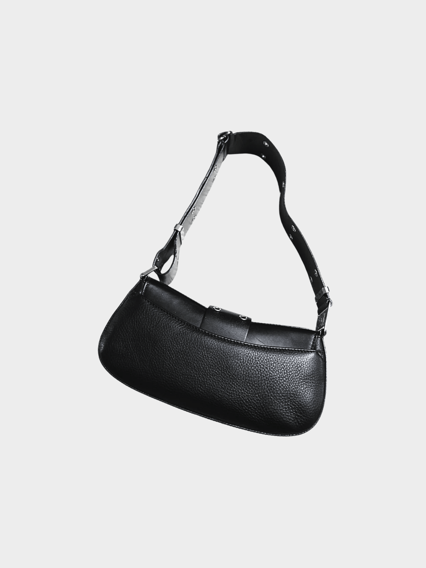 Christian Dior by John Galliano SS 2002 Black Columbus Street Chic Shoulder Bag