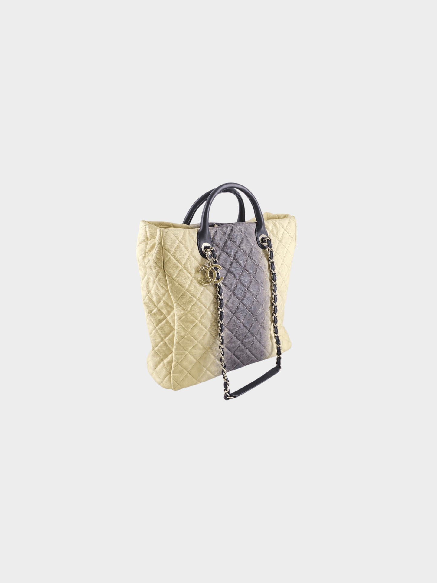 Chanel 2013 Caviar Ombre Shopping Tote Grey