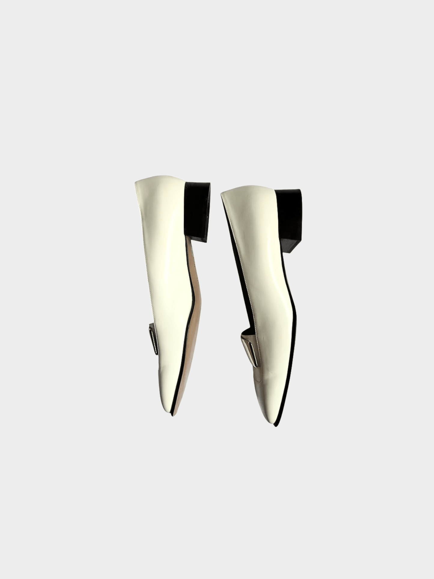 Gucci by Tom Ford 2000s Ivory Leather Loafers