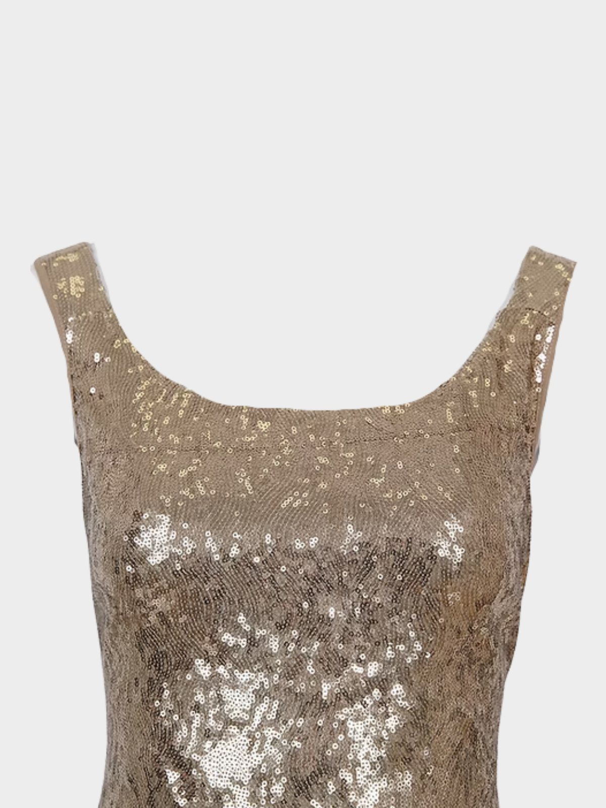 Blumarine Blugirl 2000s Gold Sequin Dress
