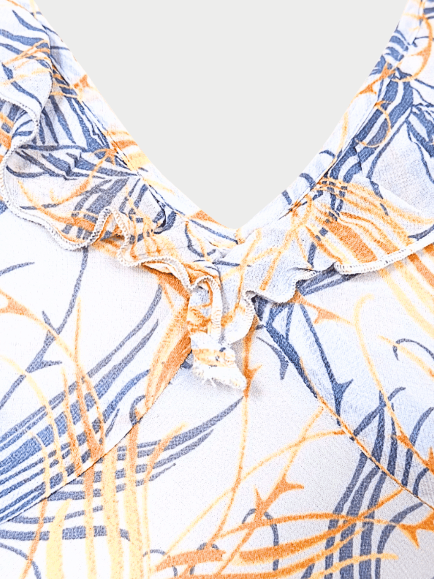 Chloé SS 1999 by Stella McCartney Printed Ruffle Dress