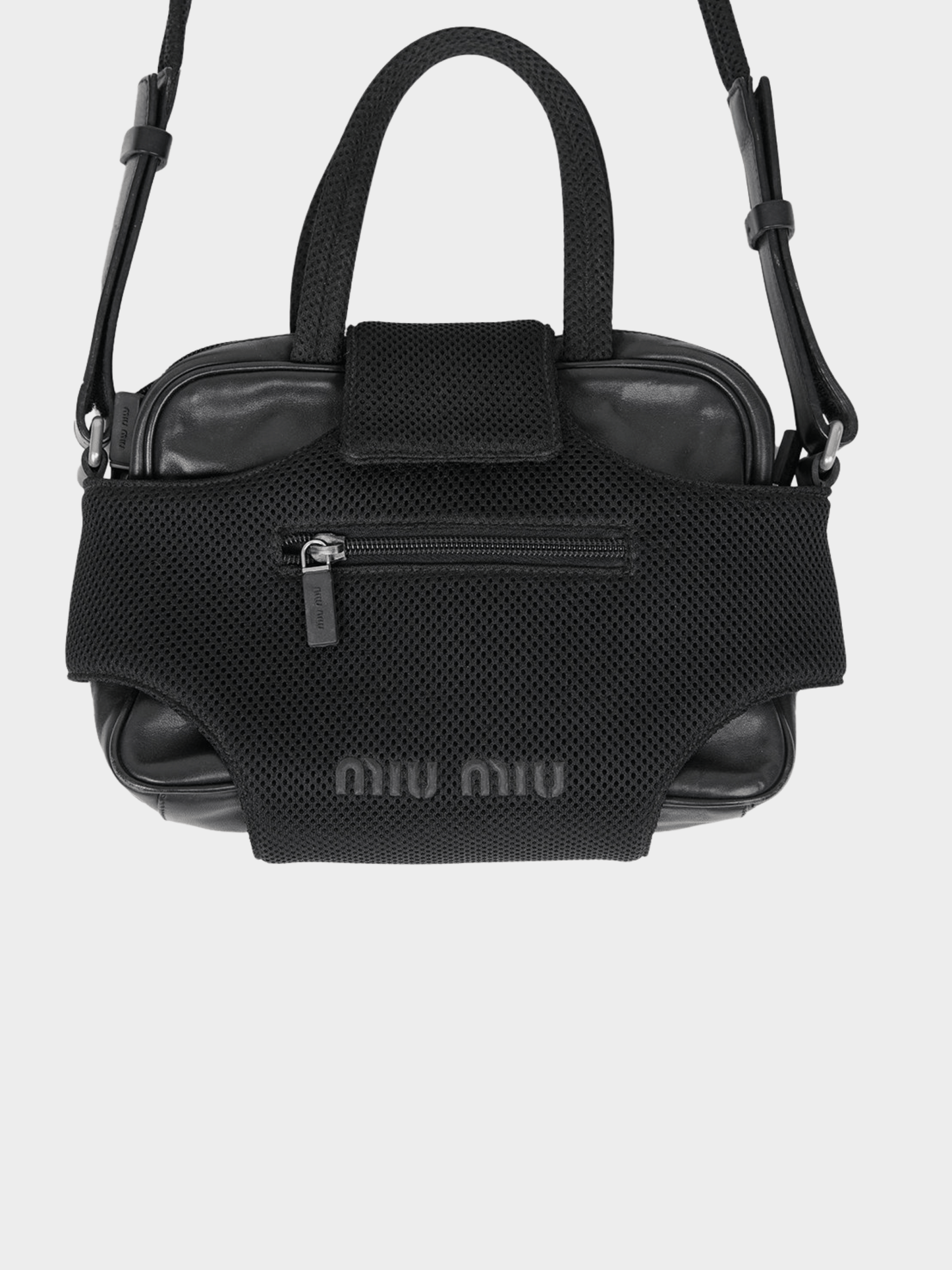 Miu Miu FW 1999 Black Square Crossbody Bag